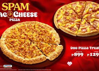Make your Valentine’s date extra cheesy with the new Spam Mac & Cheese Pizza from Pizza Hut